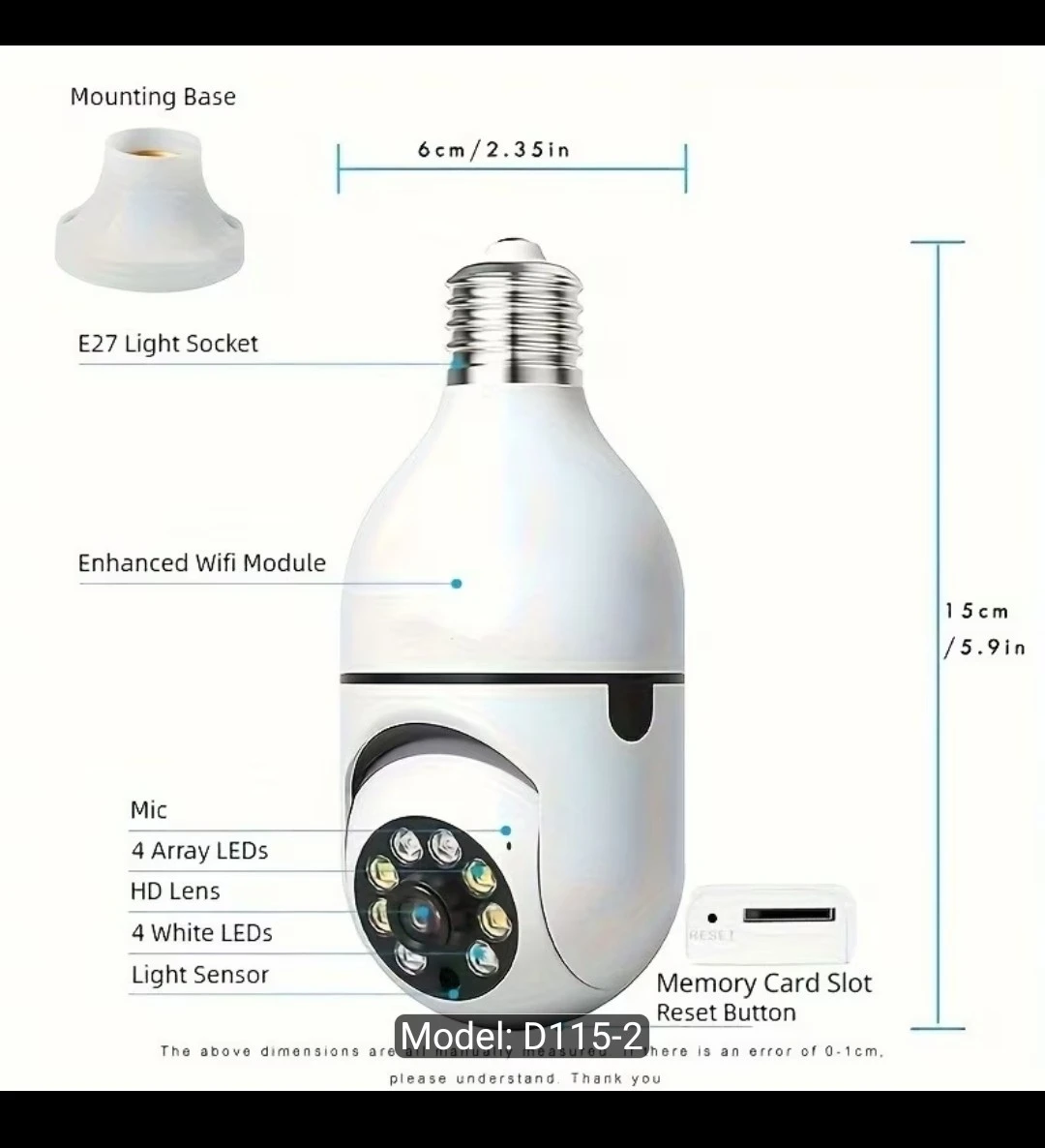 WiFi Smart Camera - Easy Remote Viewing - photo 4