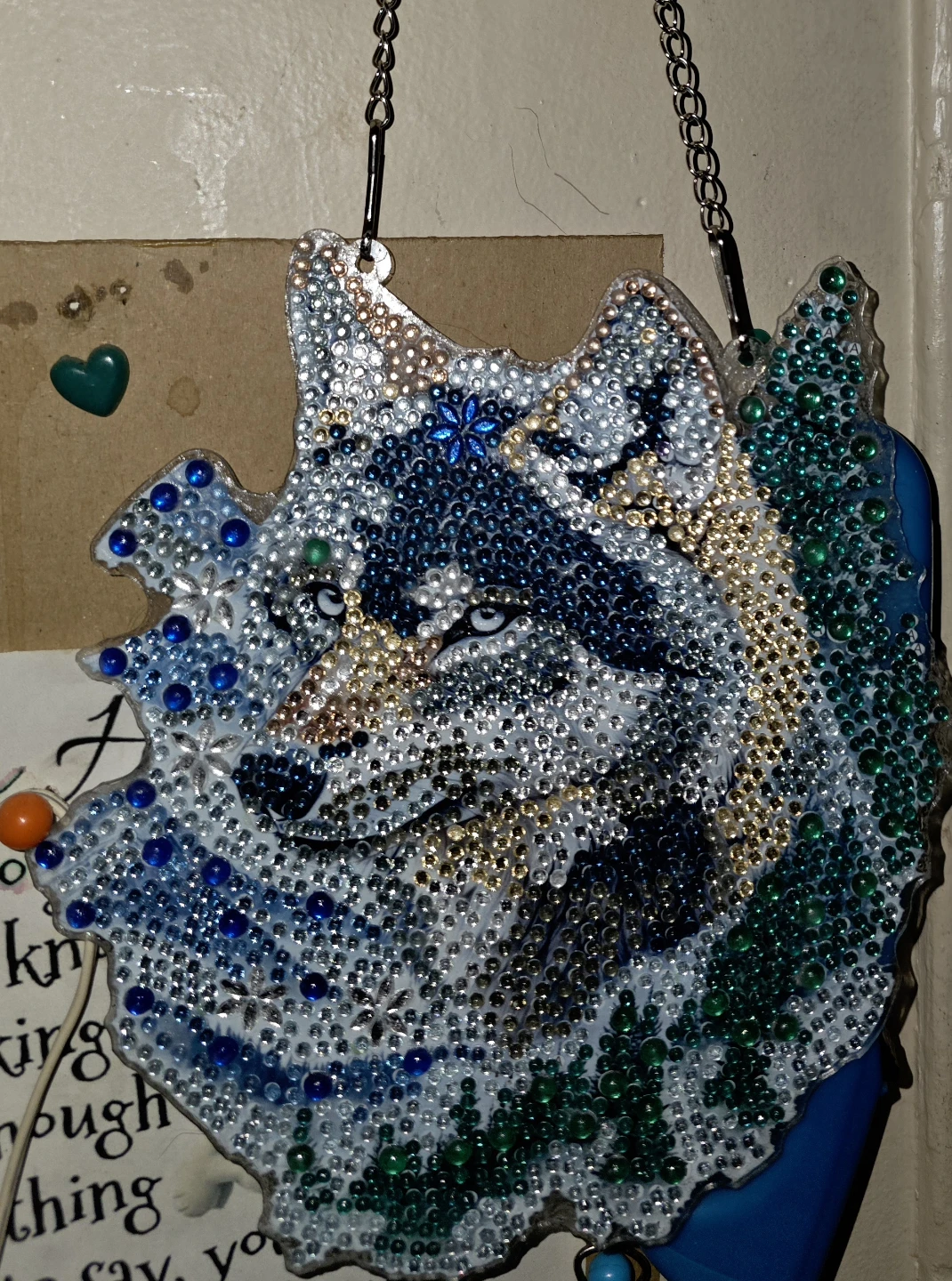 Wolf Diamond Painting Sun Catcher - photo 3