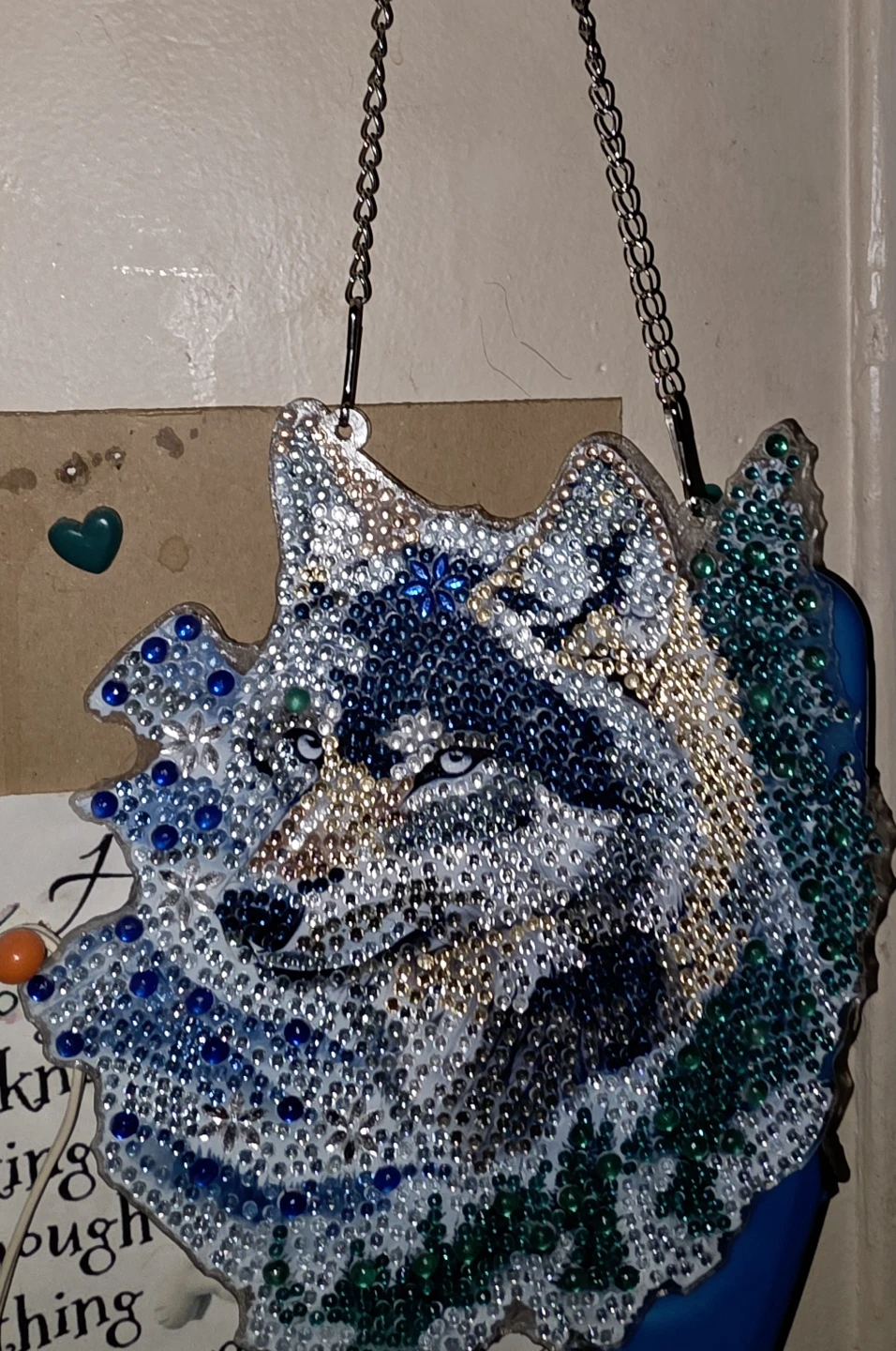Wolf Diamond Painting Sun Catcher - photo 4