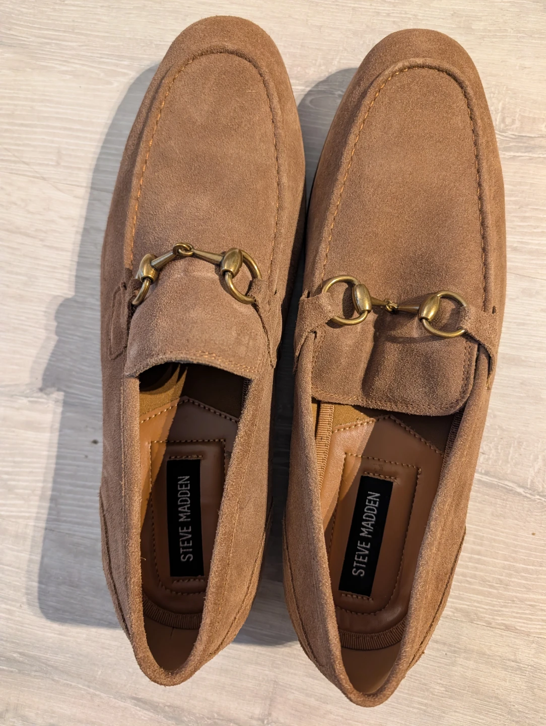 Steve Madden Men's Braave Tan Loafers - US 10 - Price Negotiable