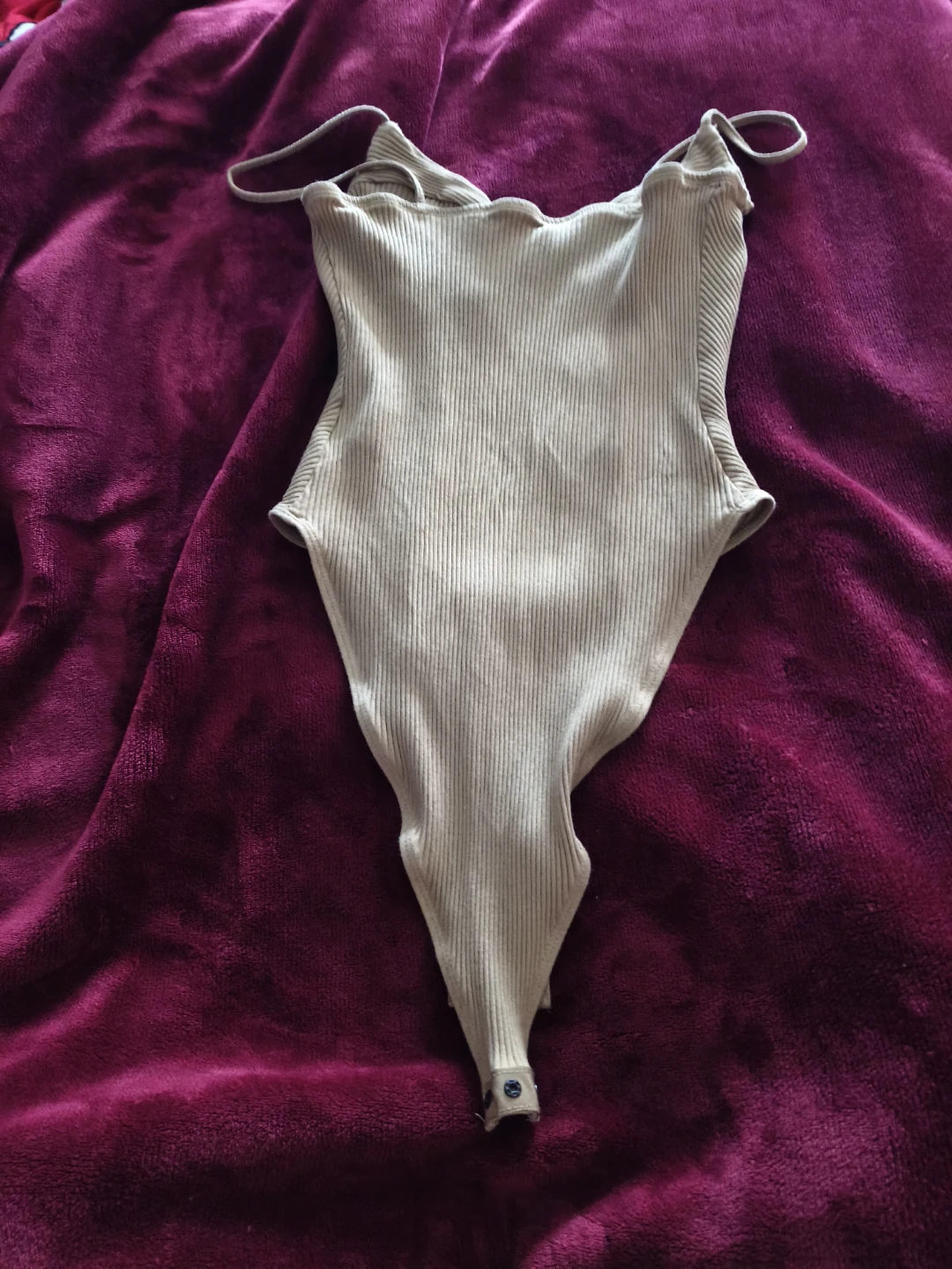 Ribbed Thong Bodysuit - photo 3