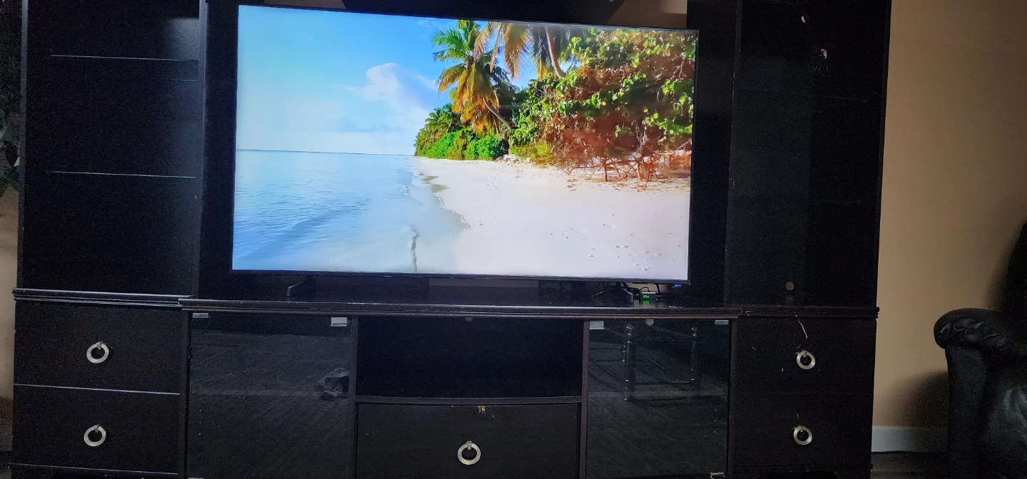 Large Entertainment Center / TV Wall Unit - Good Condition - photo 4