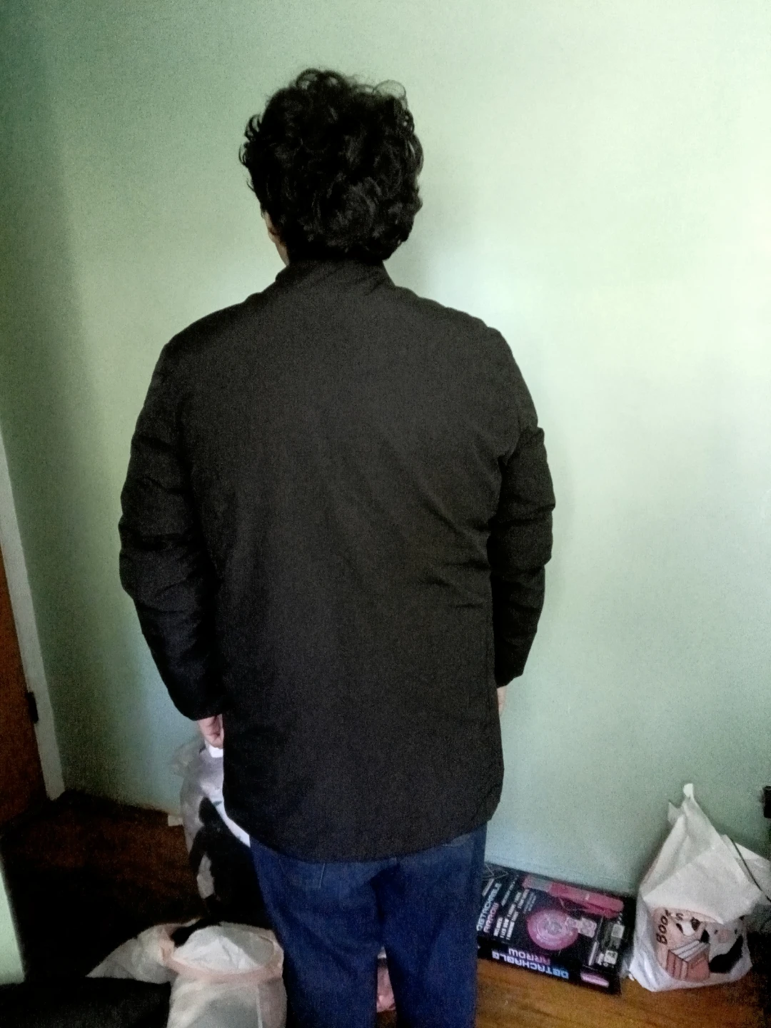 Men's Black Puffer Jacket - photo 3