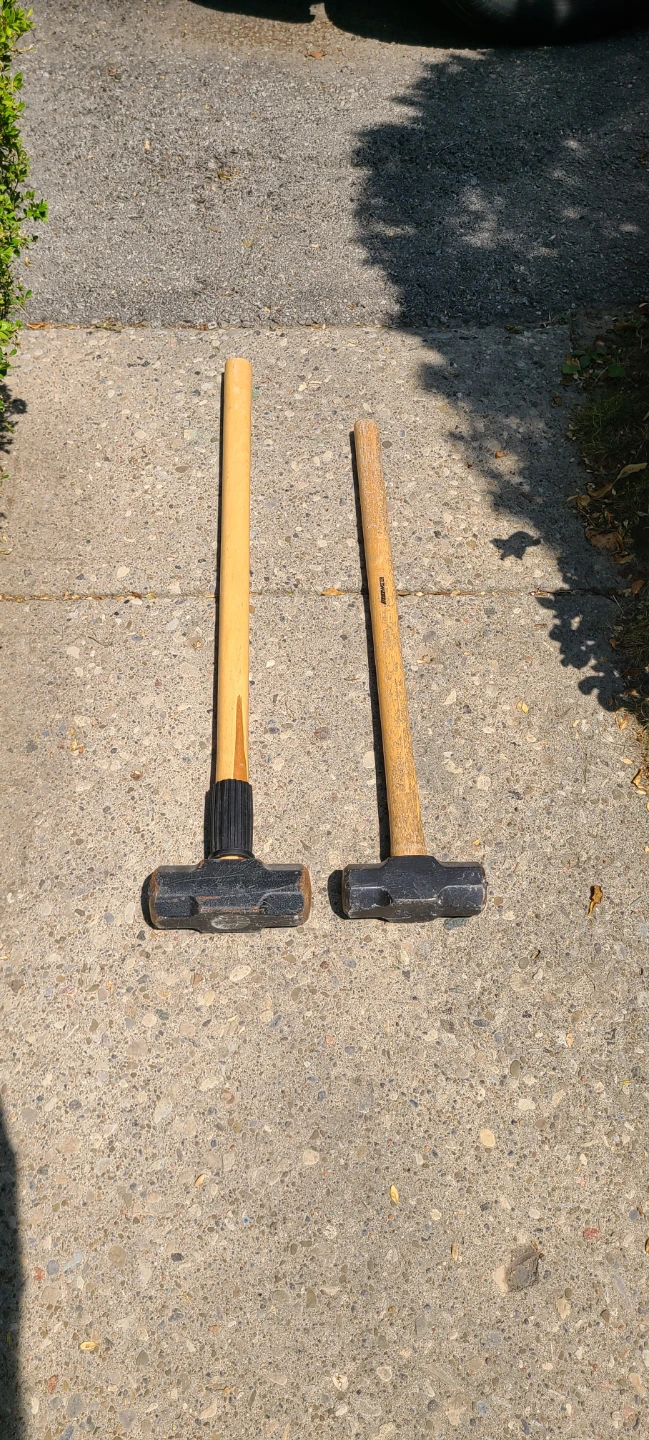 Sledge Hammers $20/$25 - 6lb/8lb - Hickory Handles