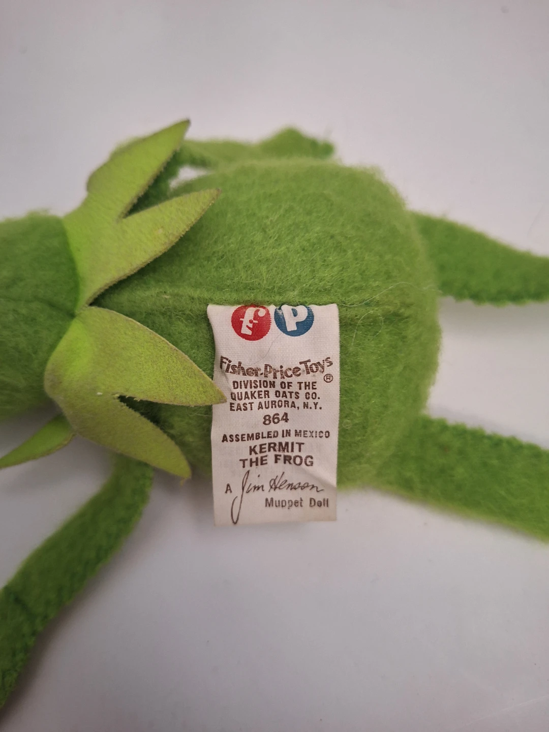 1979 Fisher-Price Kermit the Frog Muppet Doll - photo 2