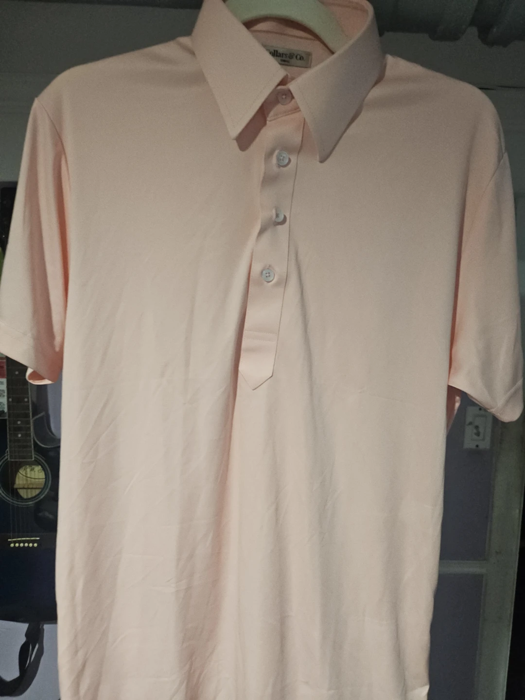 Collars & Co. Pink Polo Shirt - Small
