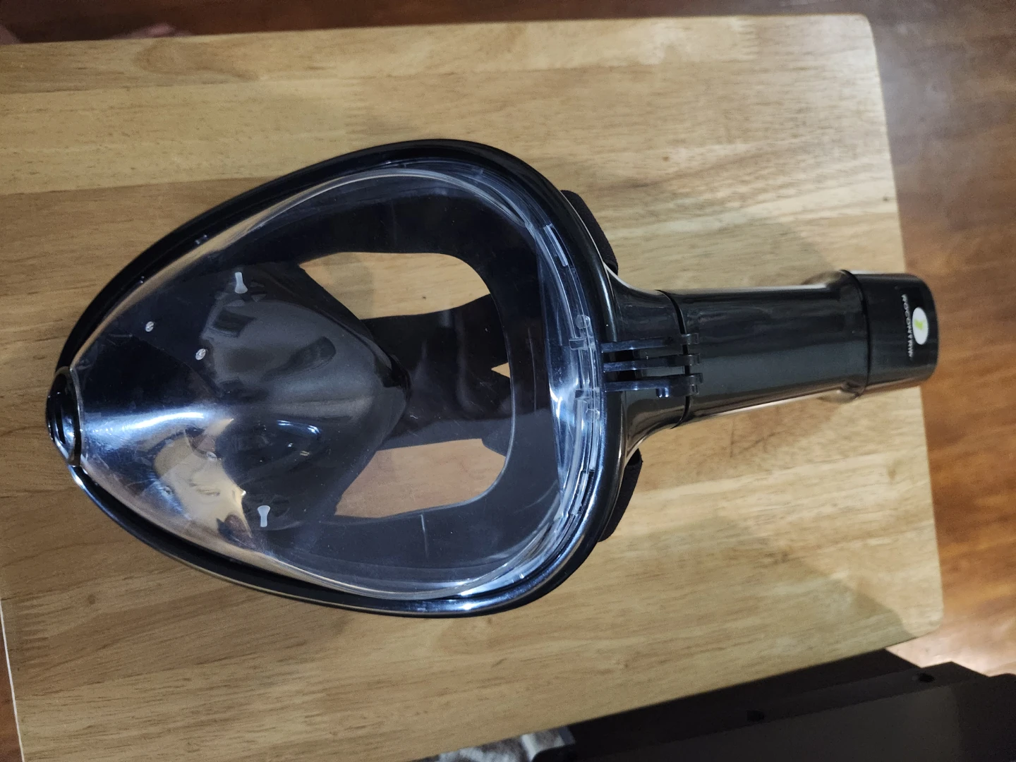 Black Full Face Snorkel Mask (adult size)