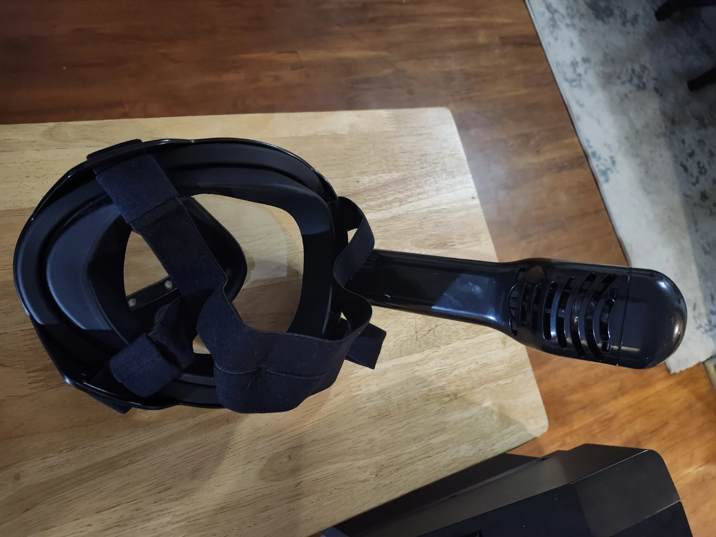 Black Full Face Snorkel Mask (adult size) - photo 2