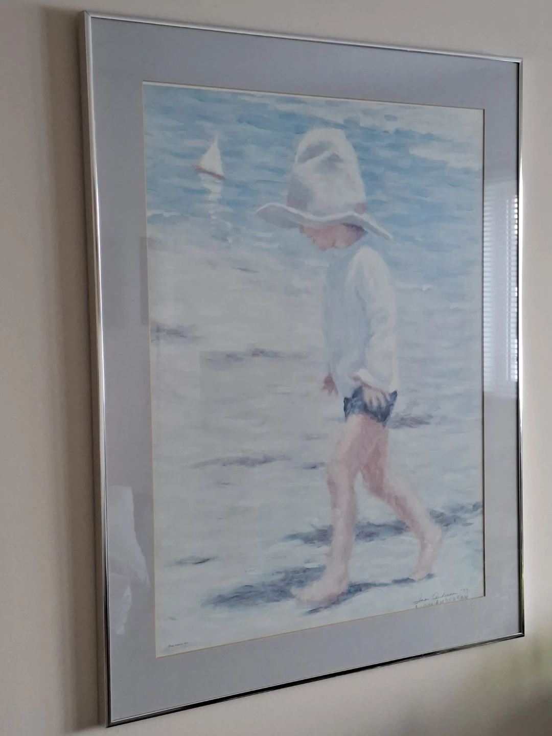 Ivan Anderson Painting 'Child at the Beach' 1977 - photo 5