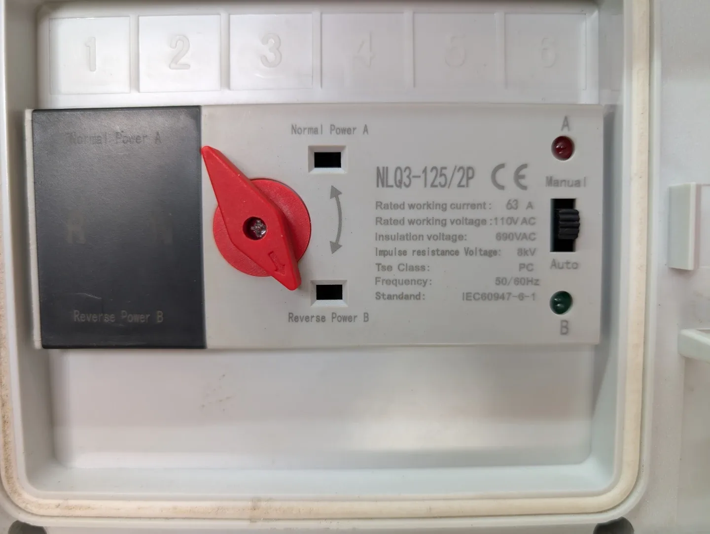 Mollom Electrical Enclosure Box with NLQ3-125/2P Switch - photo 4
