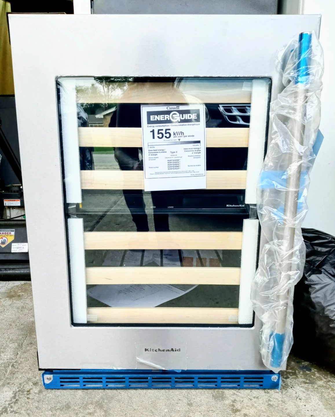 KitchenAid 24-Inch Undercounter 46-Bottle Capacity Wine Cellar
