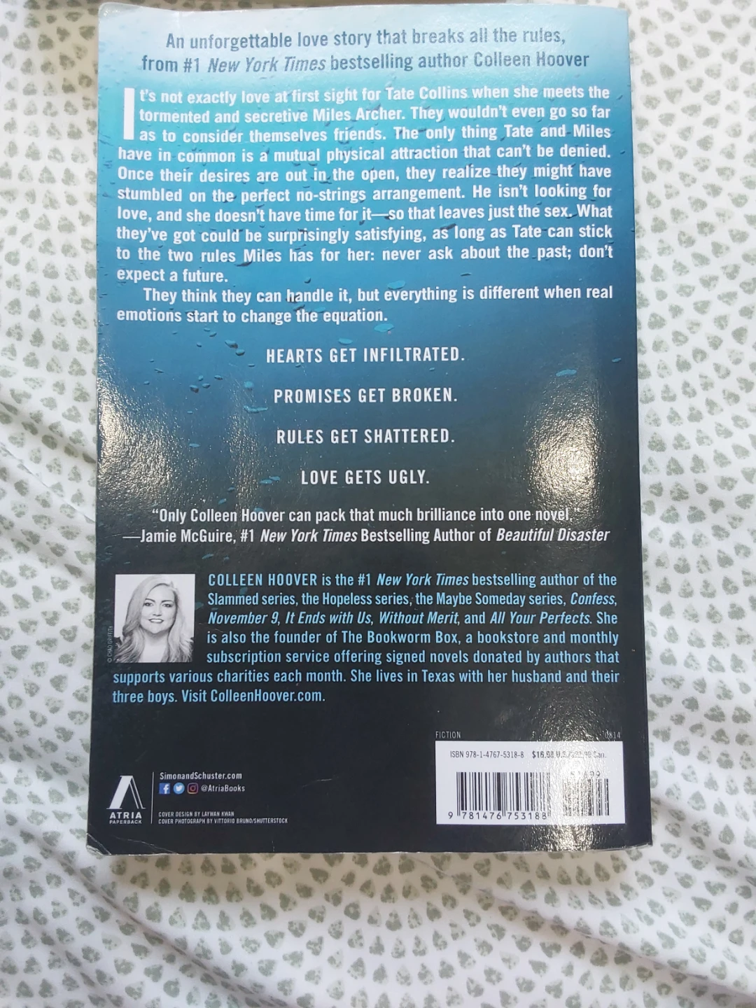 Ugly Love by Colleen Hoover Novel - photo 2