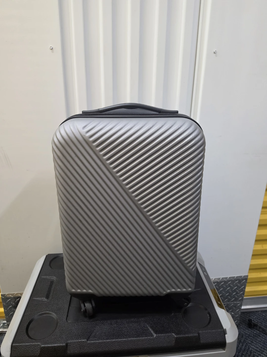 Silver Hardside Spinner Suitcase