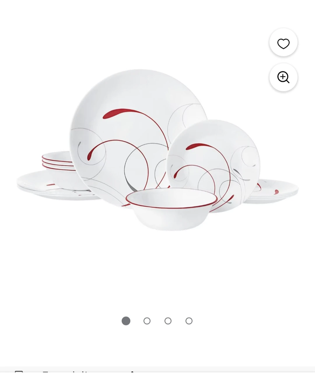 Corelle Extra Strength Dinnerware Set - 12pc - photo 2