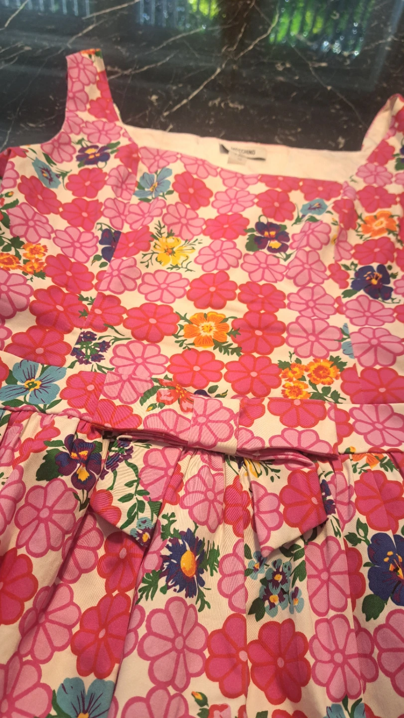 Moschino Floral Print Dress - Size 10 - photo 4