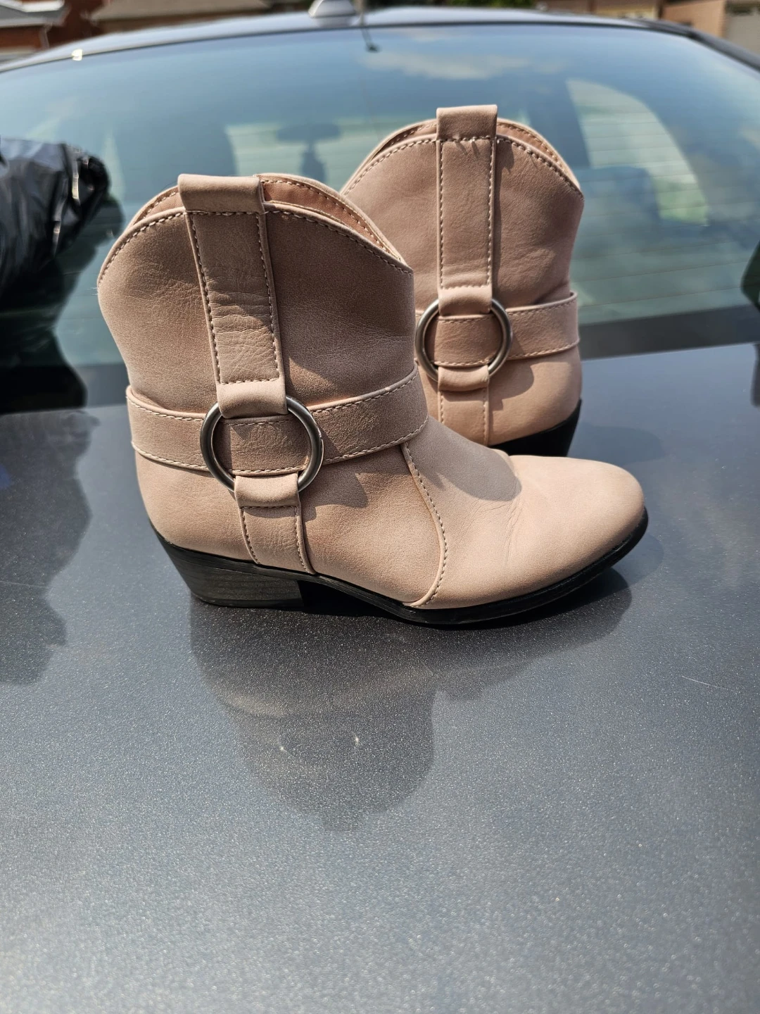 Light Pink Western Style Boots Size 12