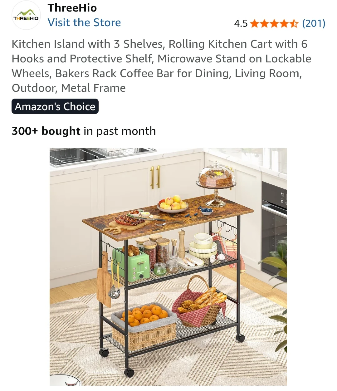 FREE Kitchen island with 3 shelves - photo 3