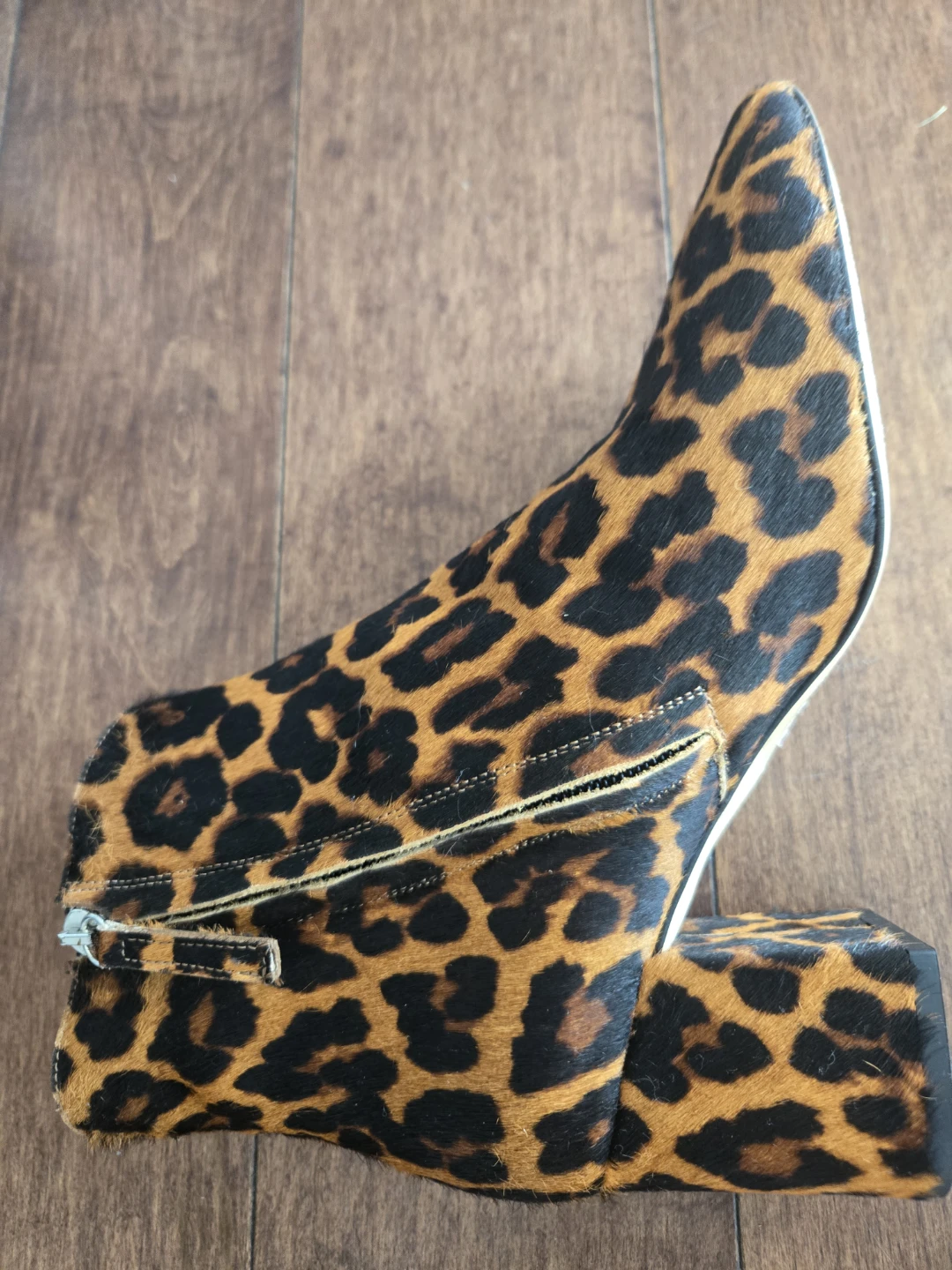 Zara Ankle Boots Leopard Print Size 38 - photo 2