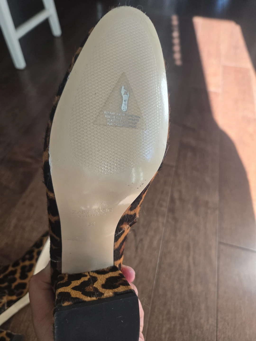 Zara Ankle Boots Leopard Print Size 38 - photo 3