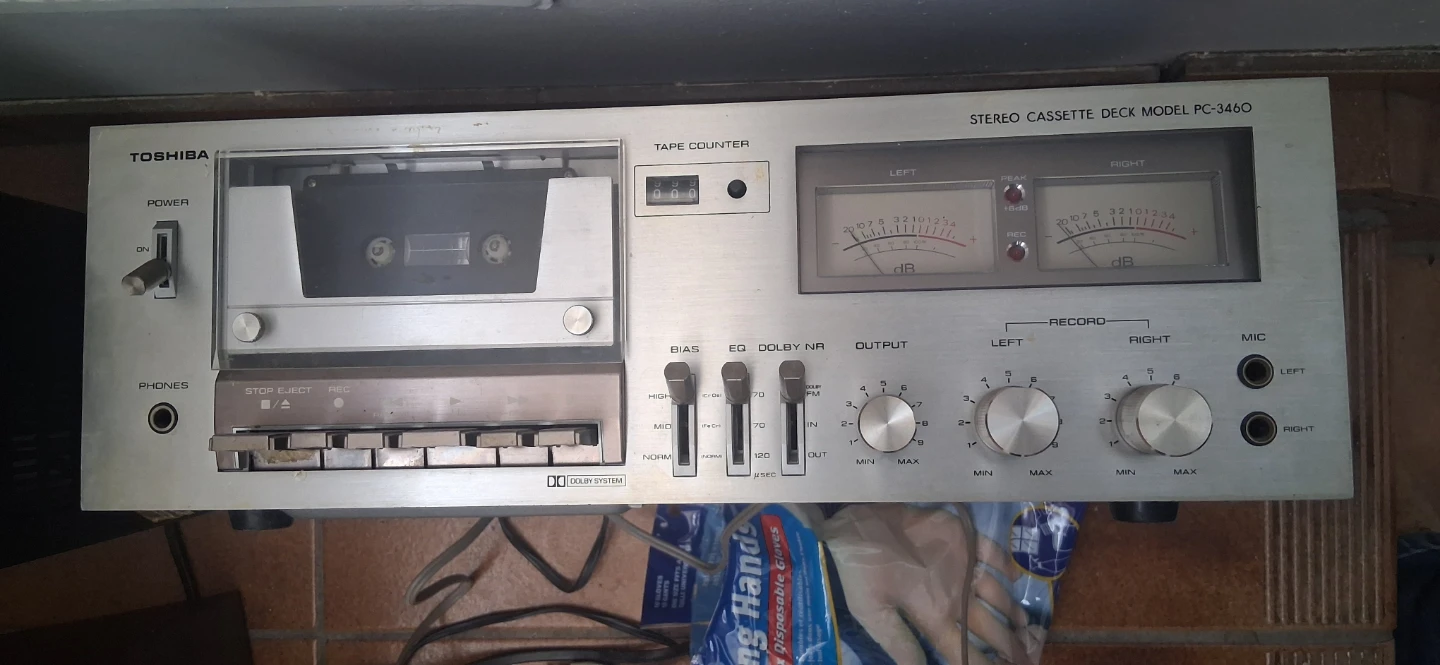 Toshiba Stereo Cassette Deck PC-3460