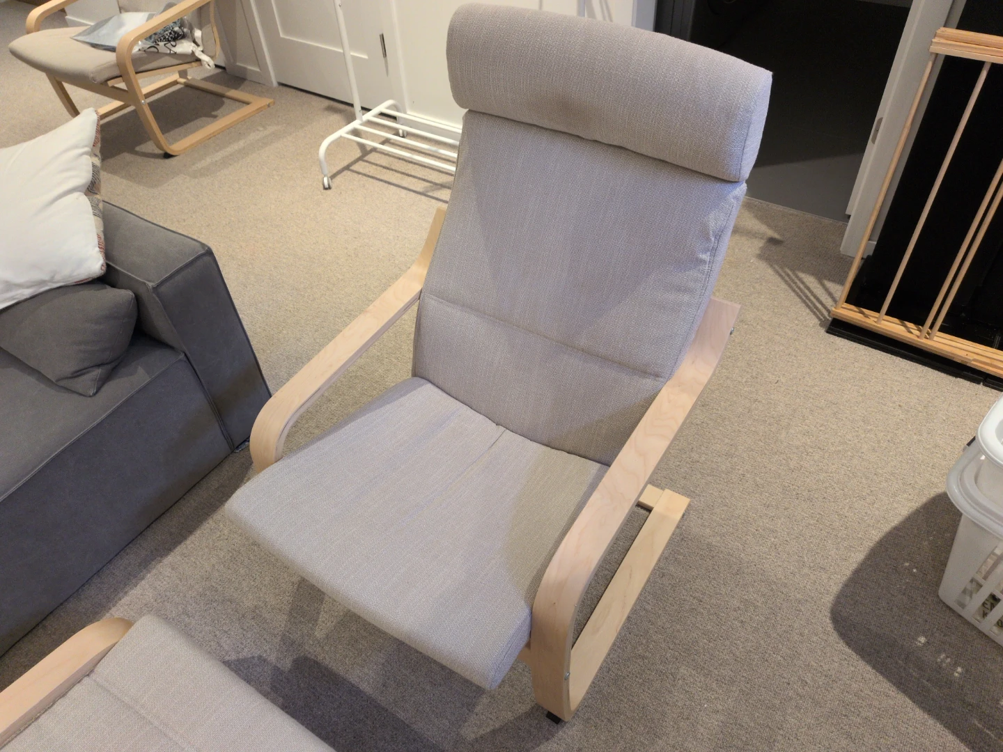 IKEA Poäng Armchair with Ottoman - photo 3