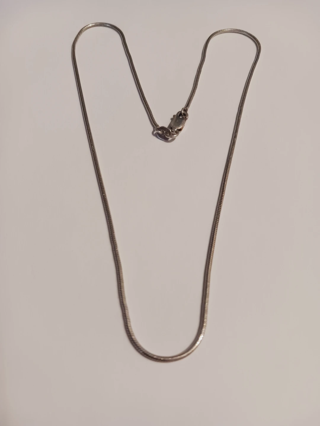 New !! Sterling Silver 925 Stamped Snake Chain Necklace