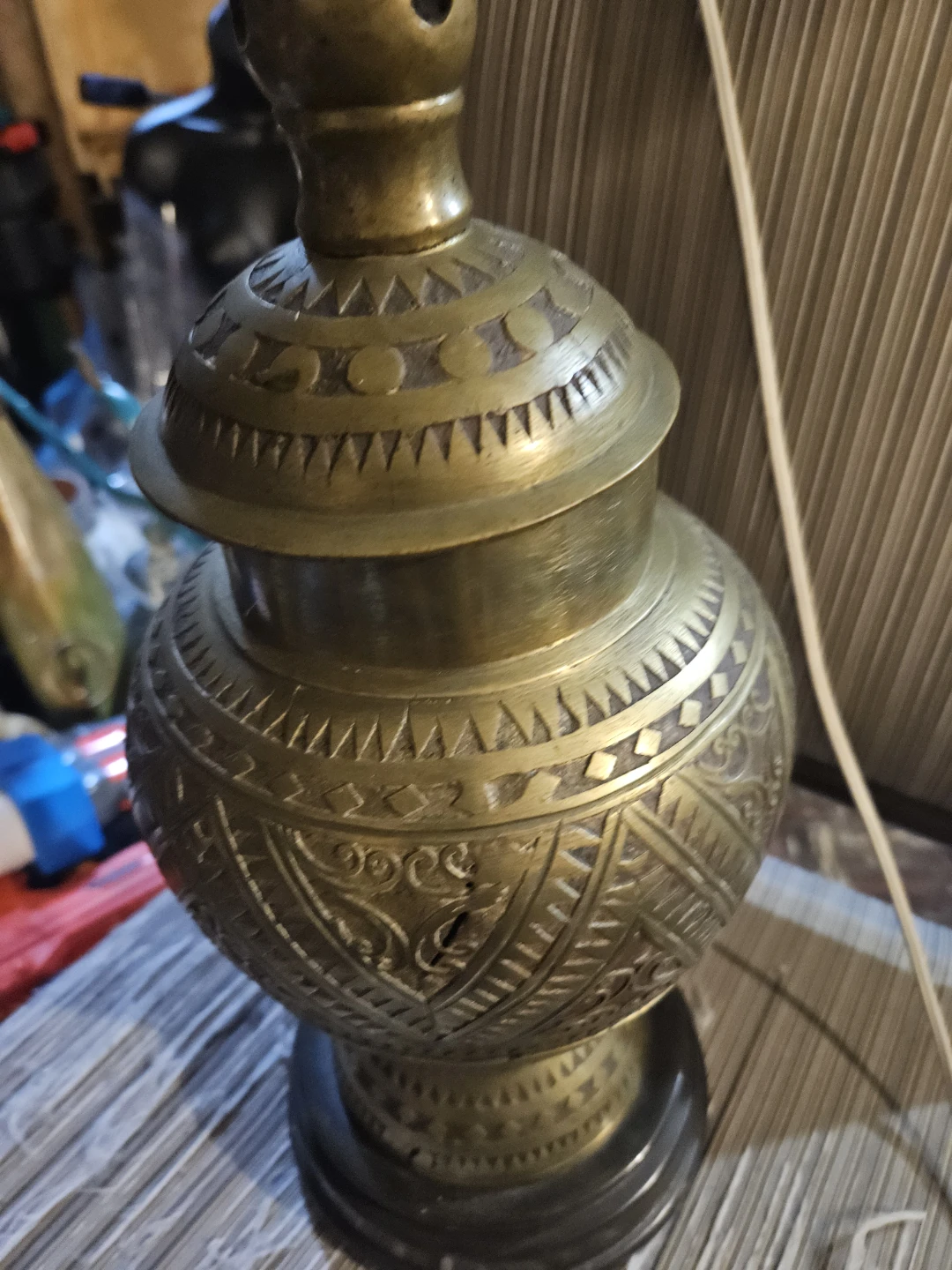 Vintage Brass Table Lamp - photo 5