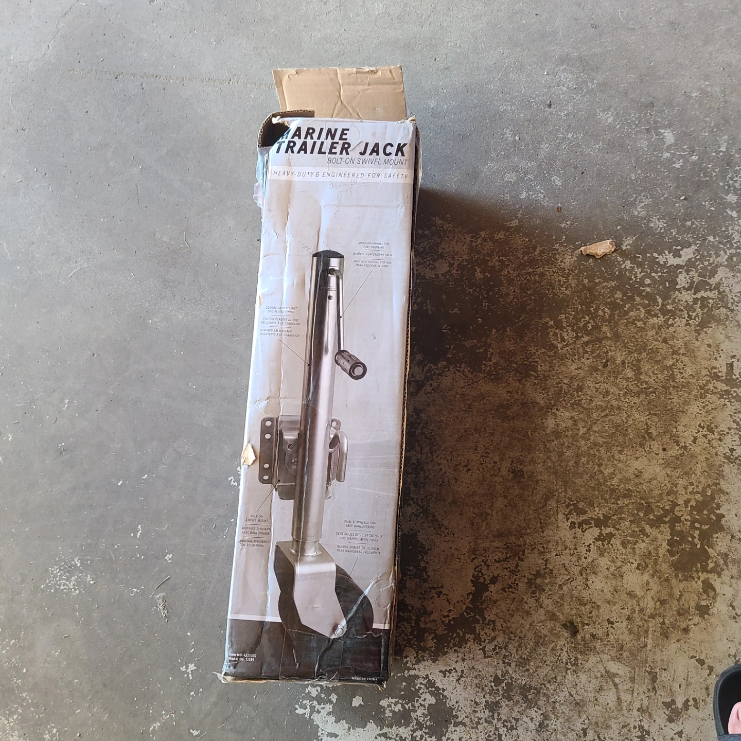 Aukai Marine Trailer Jack - Bolt-On Swivel Mount - photo 2
