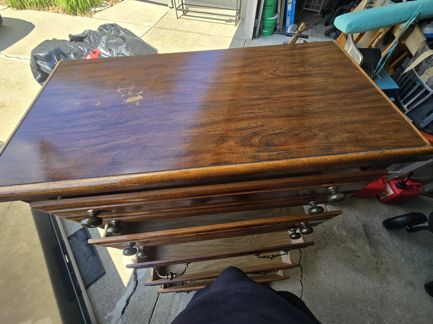 Vintage Lea Furniture 5-Drawer Solid Wood Bedroom Dresser - photo 3