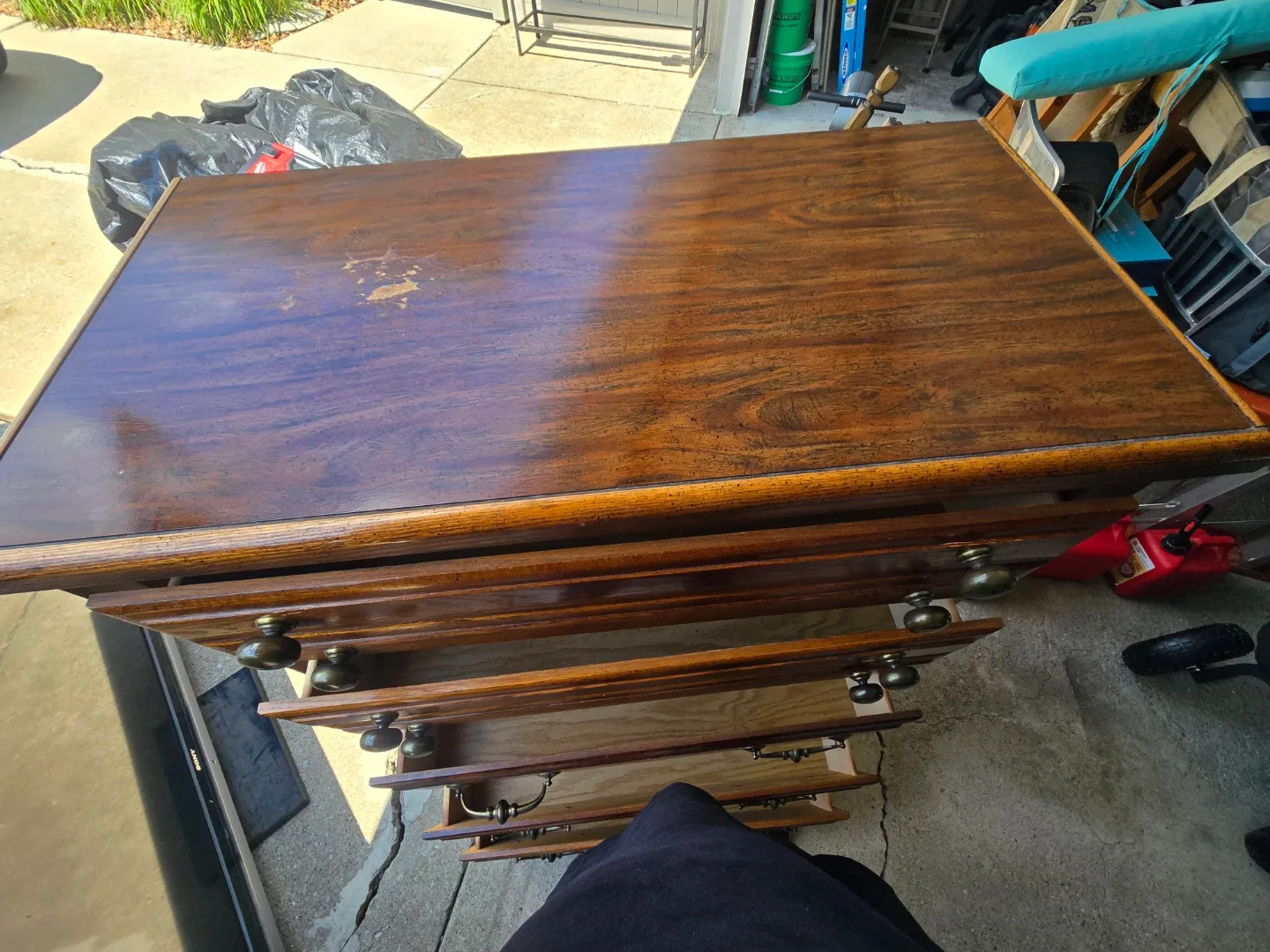 Vintage Lea Furniture 5-Drawer Solid Wood Bedroom Dresser - photo 3