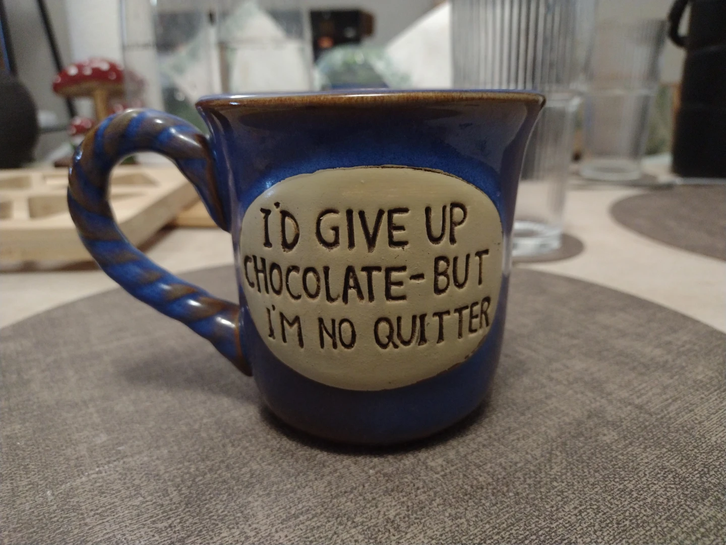 Blue Ceramic Mug