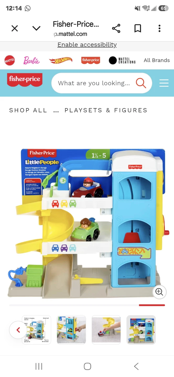 Fisher-Price Little People Garage Playset - photo 4