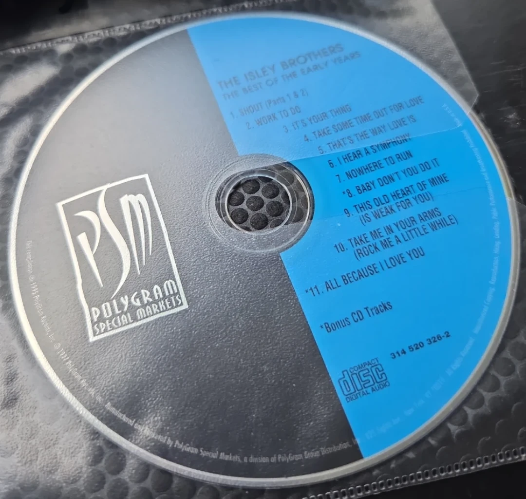 The Isley Brothers Best of the Early Years CD - photo 5