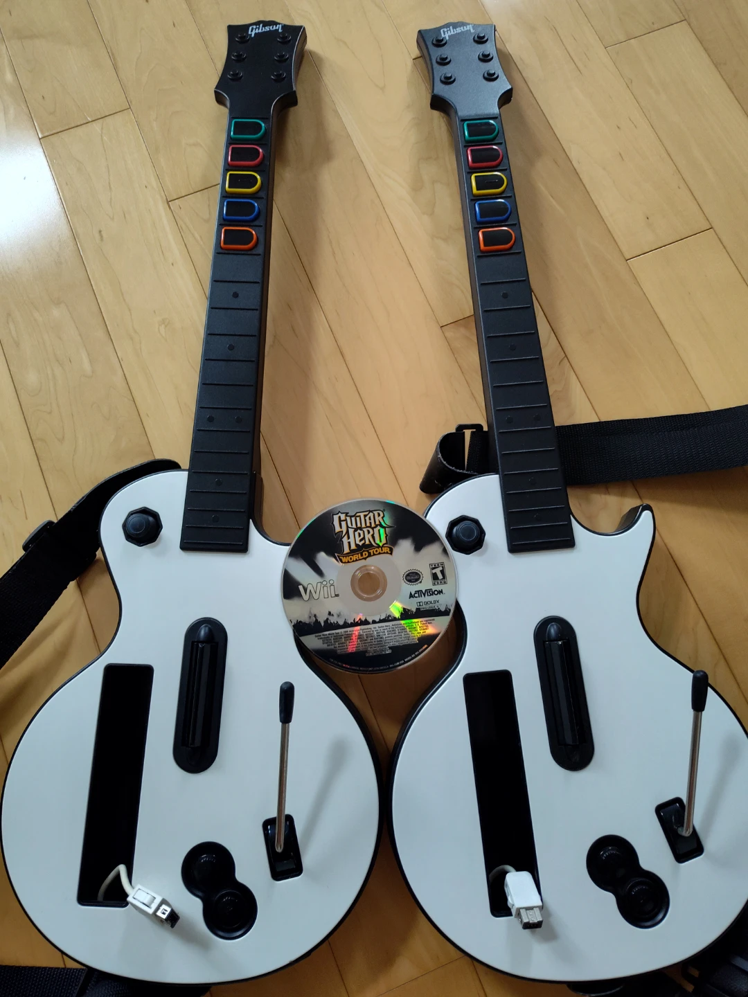 Guitar Hero World Tour Wii Controllers and Game