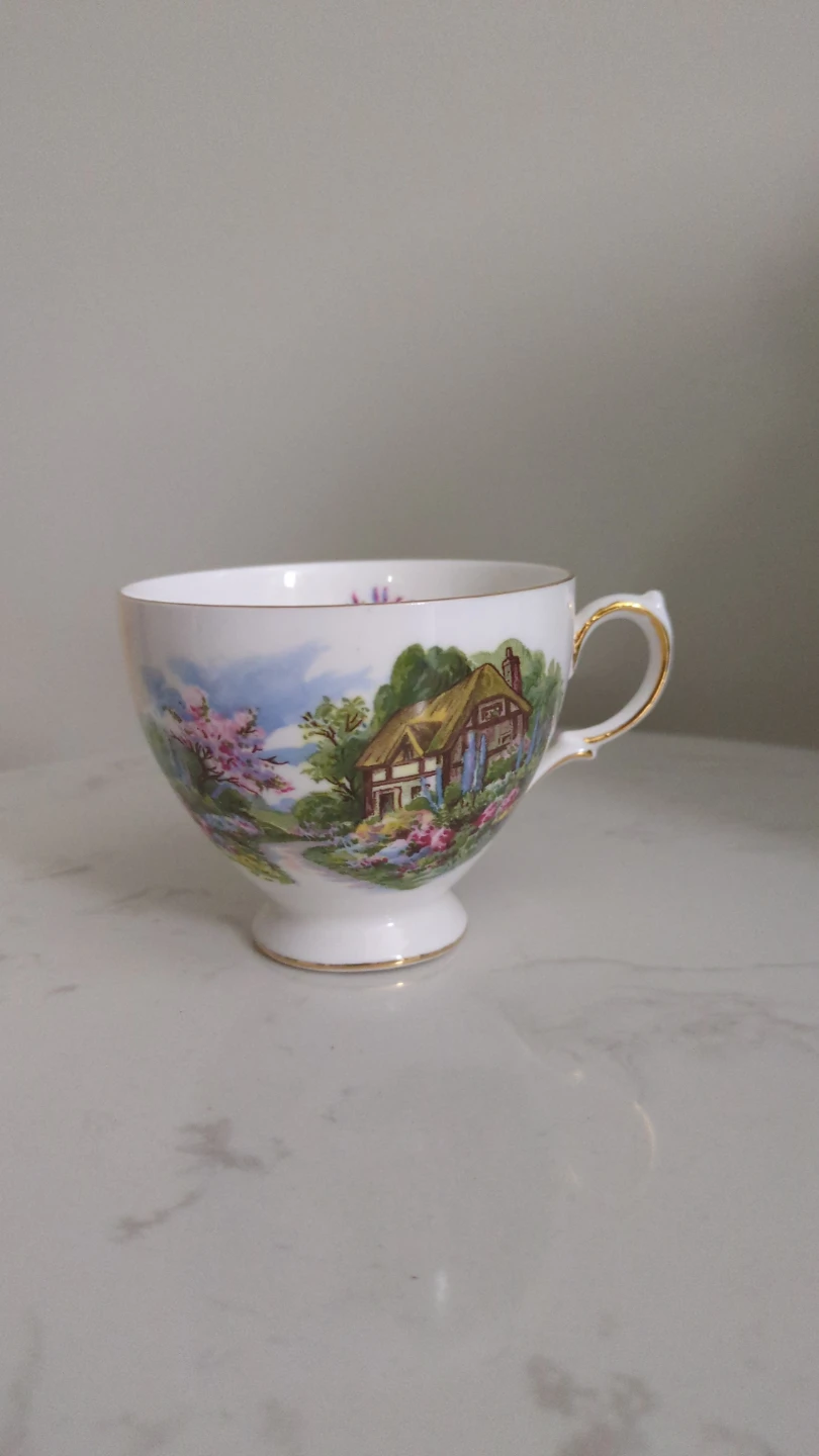 Royal Vale Fine Bone China Teacup and Saucer Set - photo 4