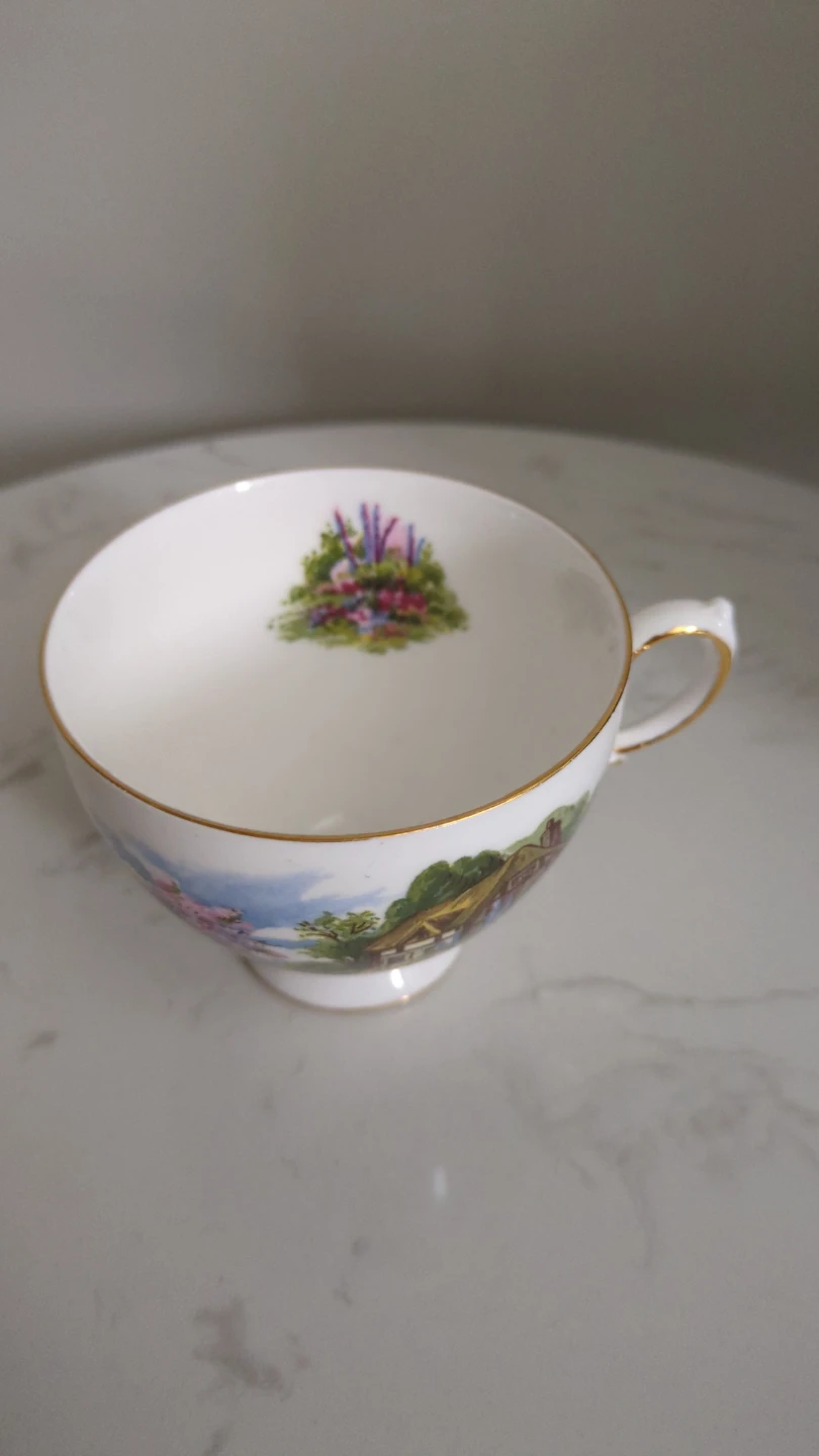 Royal Vale Fine Bone China Teacup and Saucer Set - photo 5
