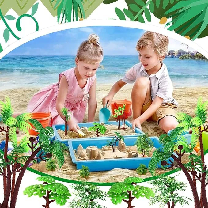 🌴Miniature Tropical Palm Tree and Plant Set🌴