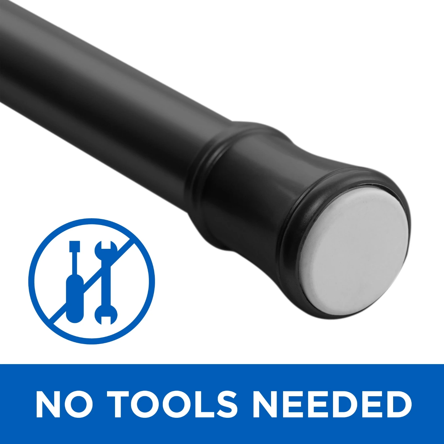 Heavy Duty Tension Window Curtain Rod, No Drilling, Adjustable