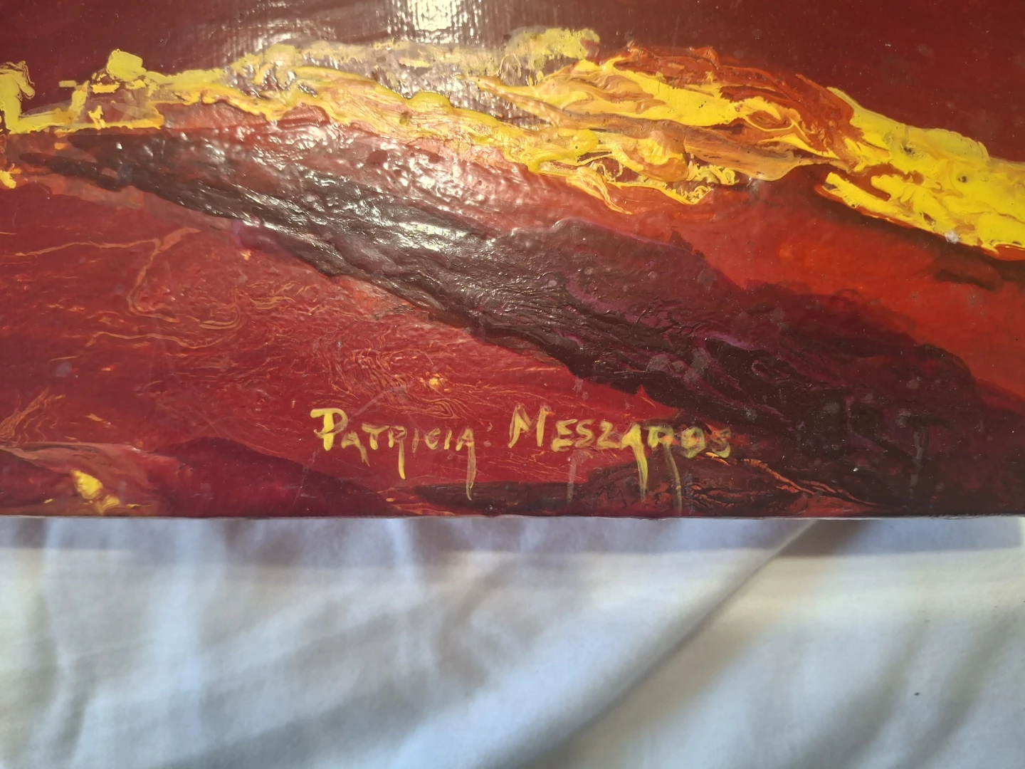 "November Sunrise" Original Painting by Patricia Meszaros - photo 2