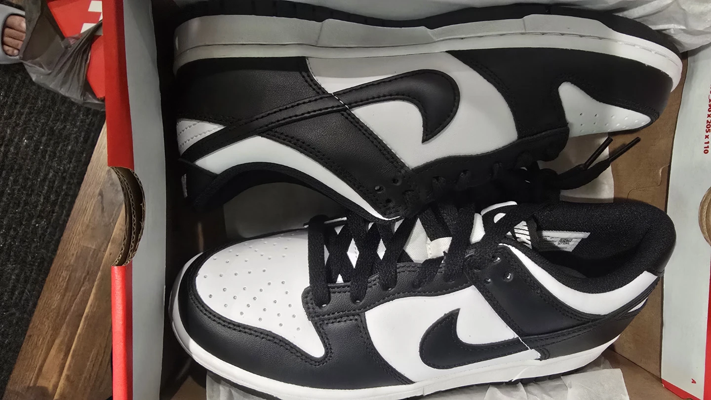 Nike Dunk Low Panda Black White Sneakers