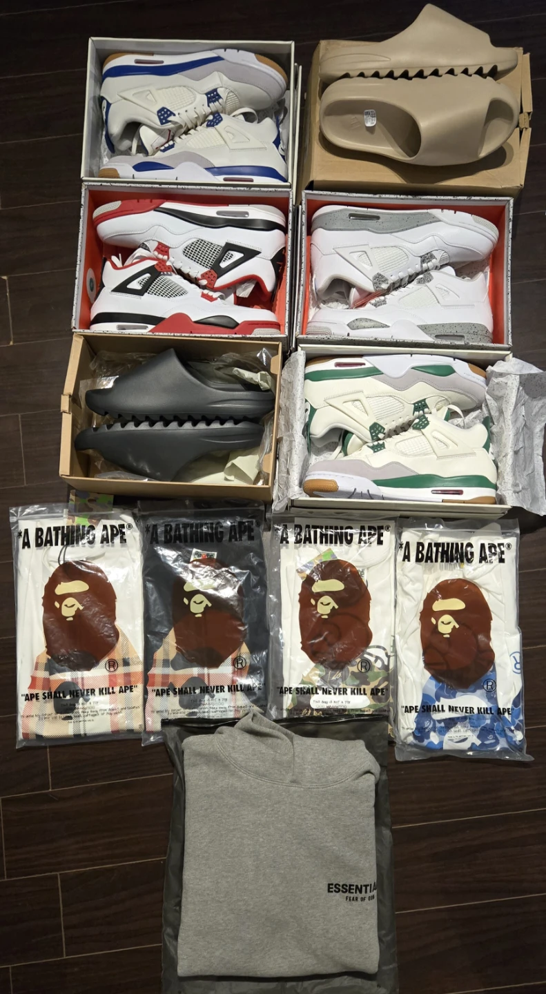 Shoe and clothing lot