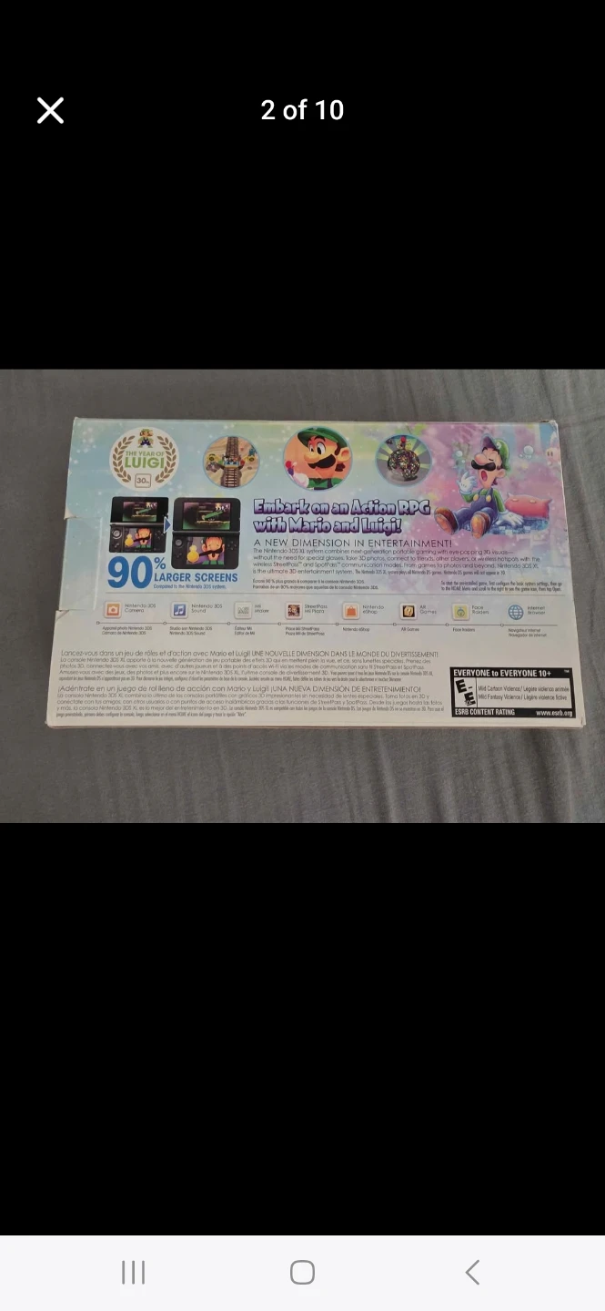 Nintendo 3DS XL Mario & Luigi Dream Team Bundle - photo 2