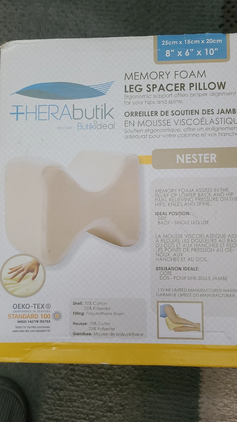 THERAbutik Nester Memory Foam Leg Spacer Pillow