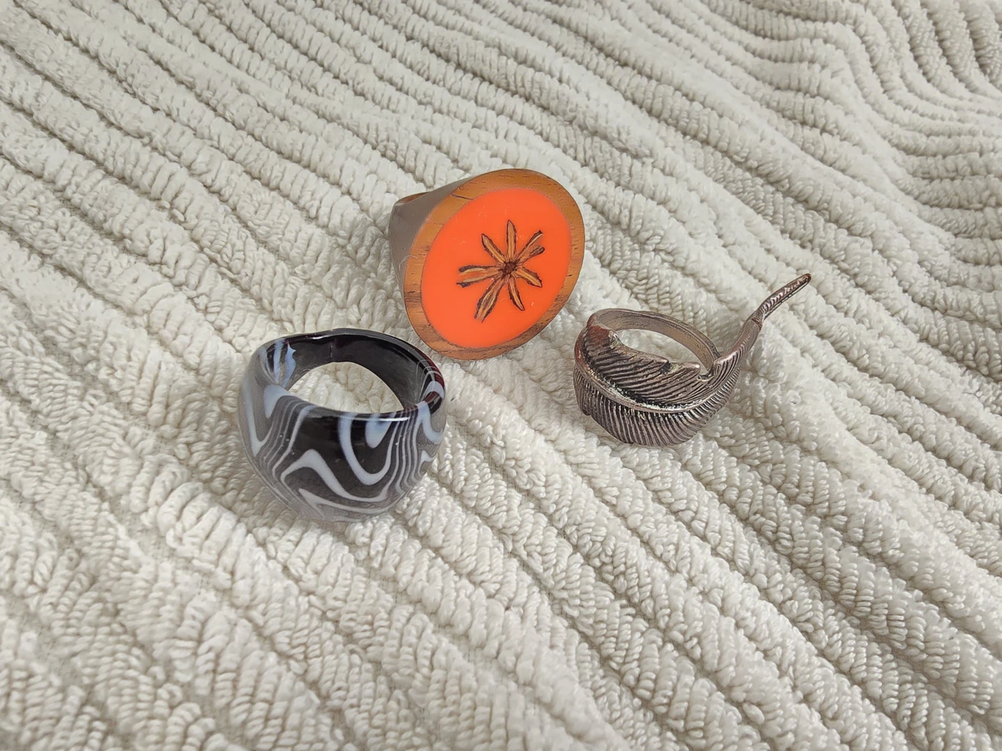 Set of 3 Statement Rings