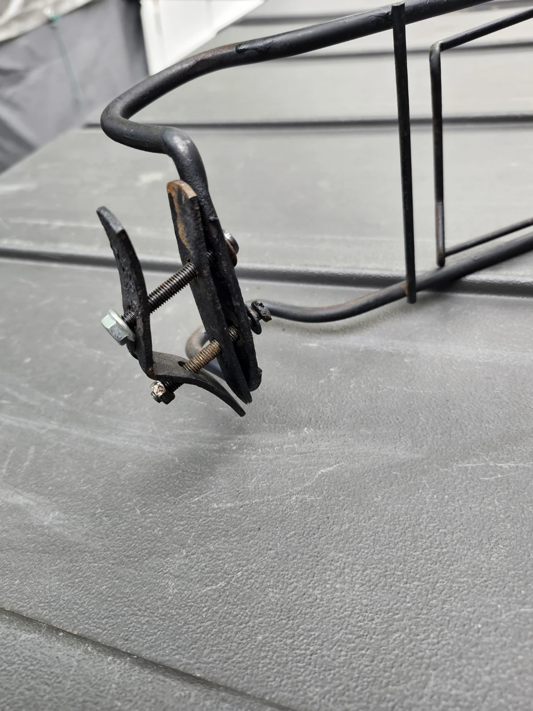 Black Bicycle Rear Rack with Reflector - photo 5