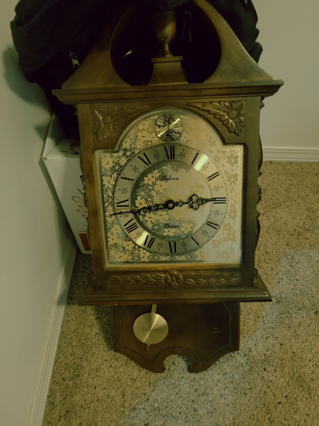 Bulova Wall Clock with Chime