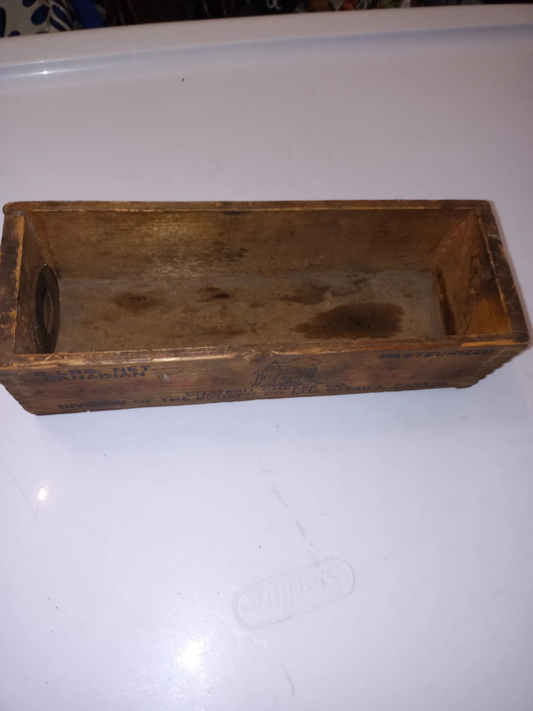 Vintage Chateau Cheese Wooden Box - photo 2