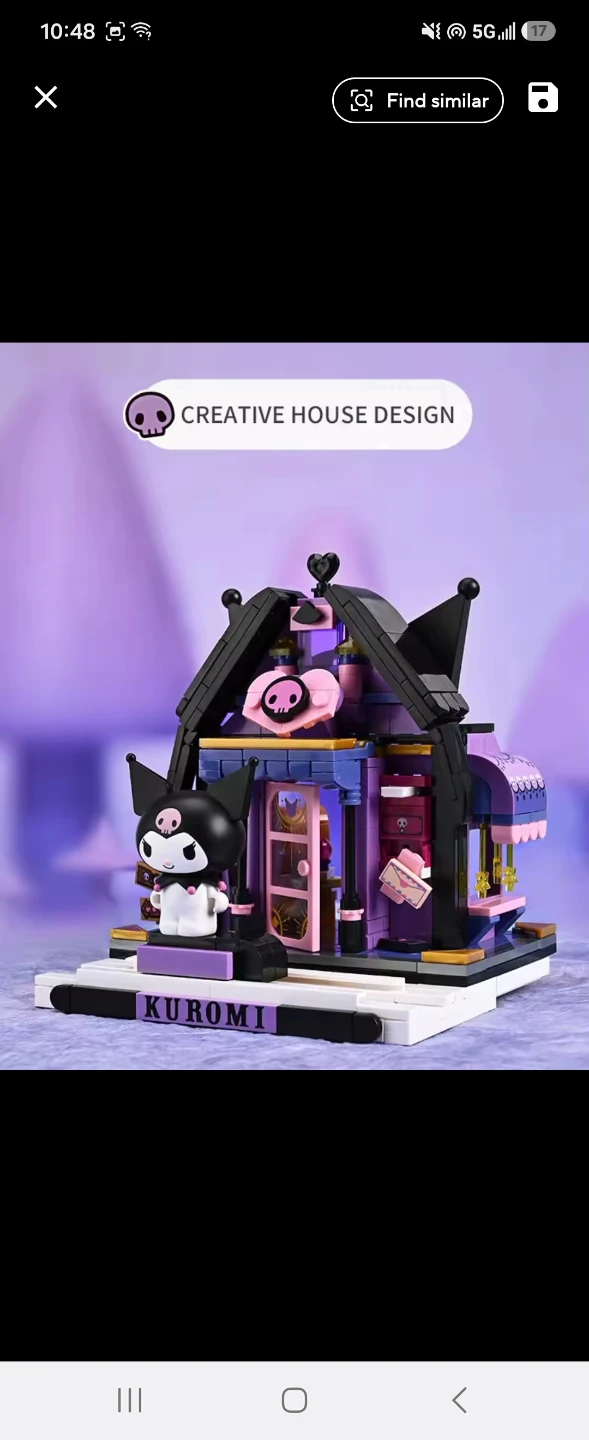 Sanrio Kuromi Creative House Building Block Set - photo 5