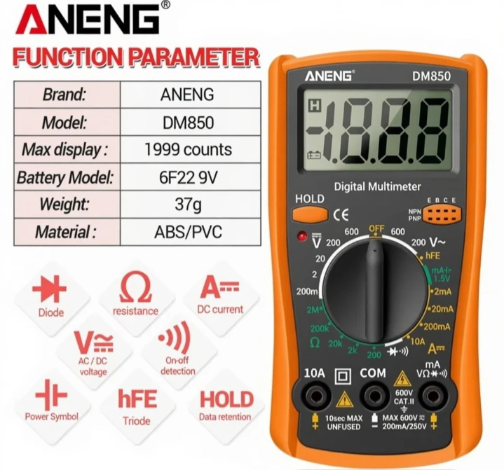 ANENG DM850 Digital Multimeter