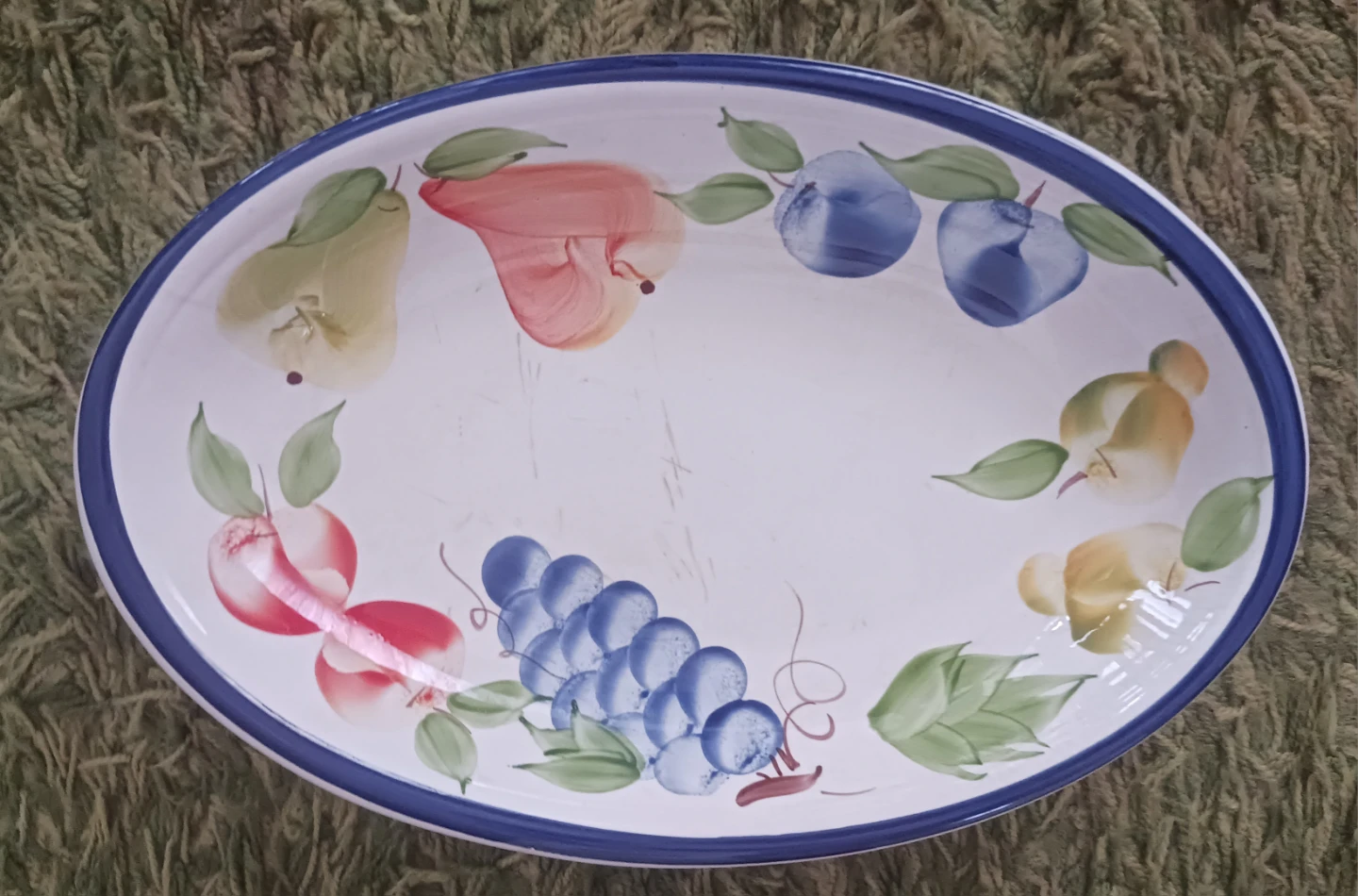 Jarm Ceramic Oval Platter Made in Italy